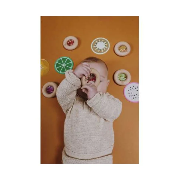 Hochet Sensoriel Carotte Petit Boum | Jouet d'éveil dès 3 mois