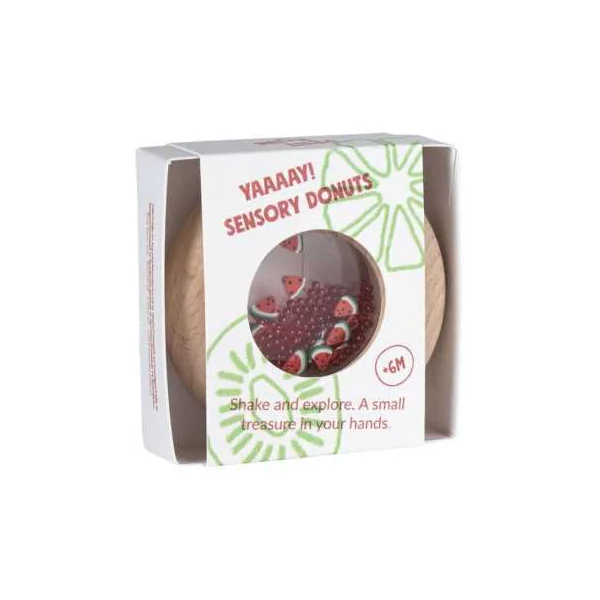 Hochet Sensoriel Pastèque Petit Boum | Jouet d'éveil dès 3 mois