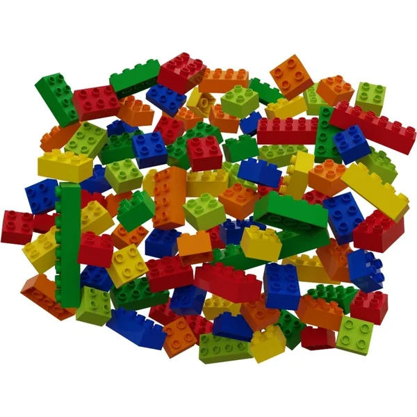 HUBELINO Circuit de billes - blocs colorés 120 pcs