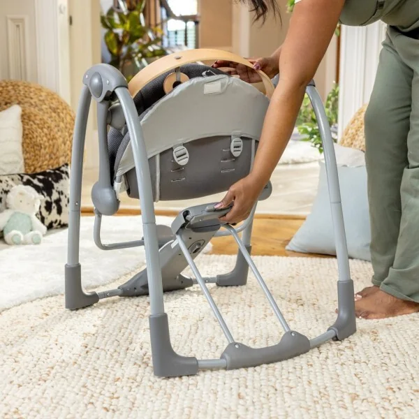 INGENUITY Balançoire convertible vibrante avec mélodie Every Season™ Chic Boutique™? 0m+ à