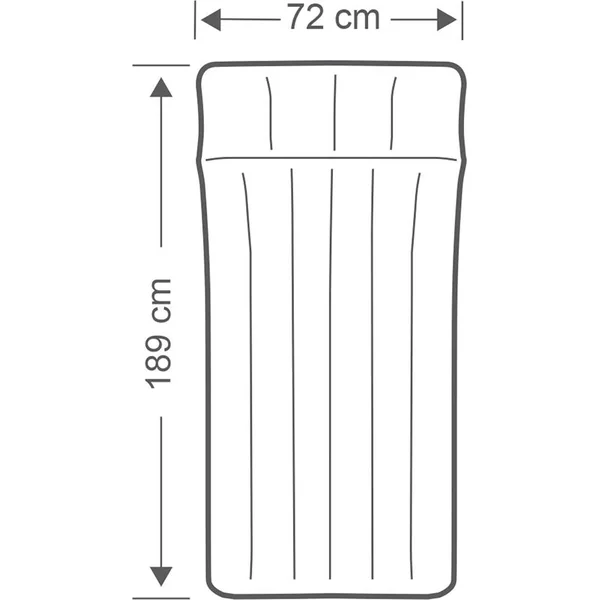 INTEX 67997 Matelas gonflable CAMPING 67 x 184 x 17 cm