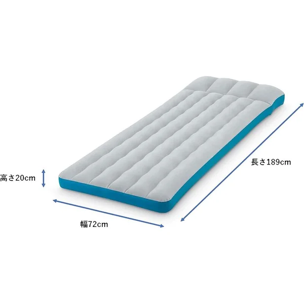 INTEX 67997 Matelas gonflable CAMPING 67 x 184 x 17 cm