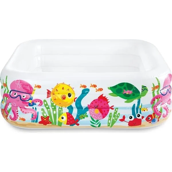 Intex piscine gonflable pour enfants Aquarium 57471, 159 x 159 x 50 cm