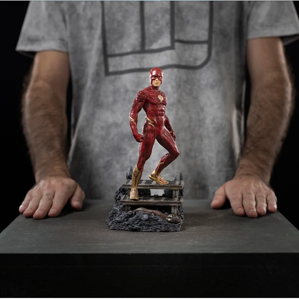 Iron Studios The Flash Movie - La Statue Flash Art Scale 1/10
