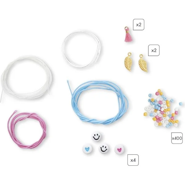 Janod Atelier Coffret Création de bijoux Fleurs 6 pcs à partir de 6 ans