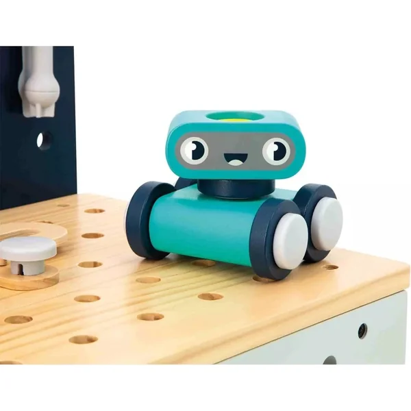 Janod BricoKids Atelier en bois pour enfants et outils 60 pcs