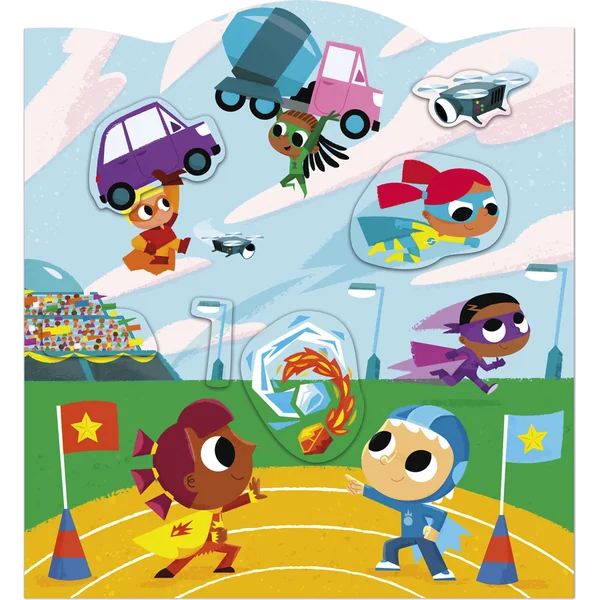 Janod Stickers Autocollants Aventure 70 pcs à partir de 3 ans