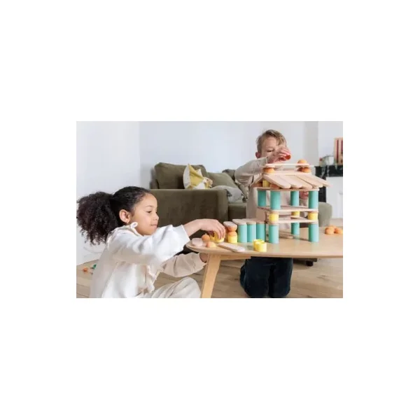 Jeu de Construction Stix Oppi - Kit 108 pièces | Dès 2 ans