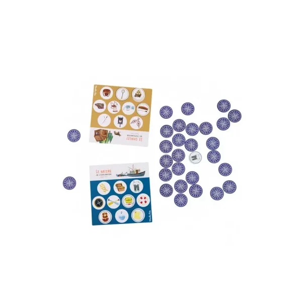 Jeu je monte mon campement Le Jardin du Moulin - Moulin Roty