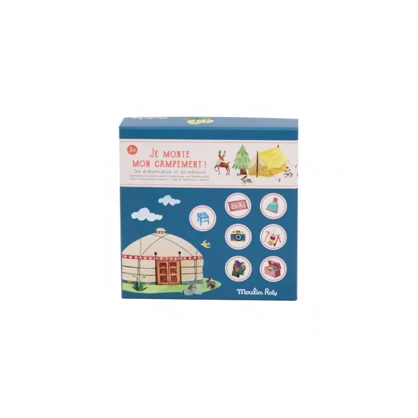 Jeu je monte mon campement Le Jardin du Moulin - Moulin Roty
