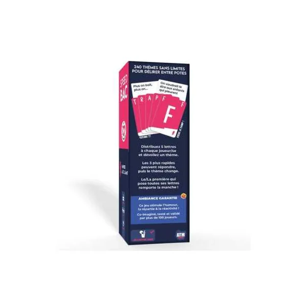 Jeu Speedbac Rouge | Le Petit Bac sans Stylo et Ultra Rapide