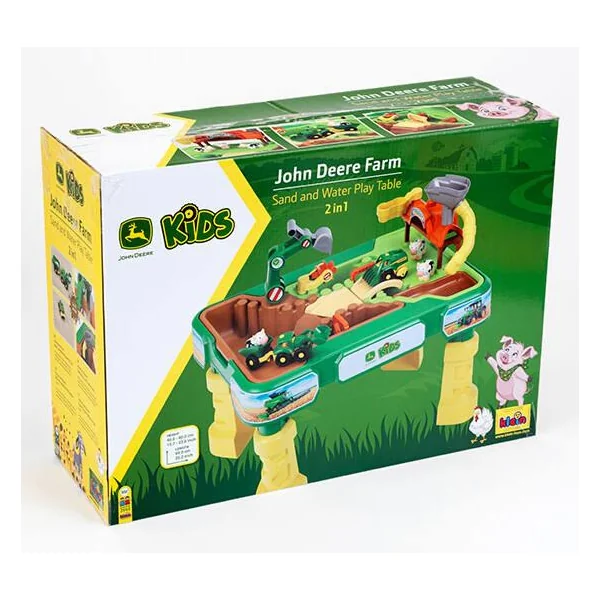 JOHN DEERE - LA FERME TABLE DE JEU SABLE ET EAU 2EN1