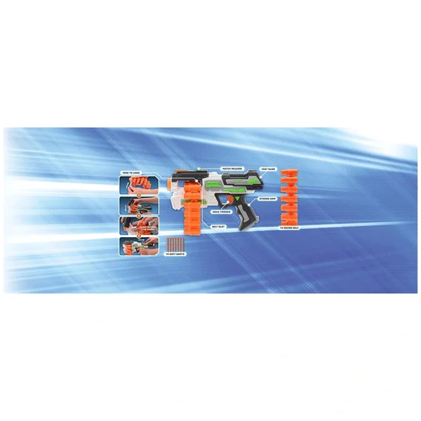 Johntoy - Tack Pro Rattle Belt With 14 Darts 30Cm - Outdoor Play Equipment