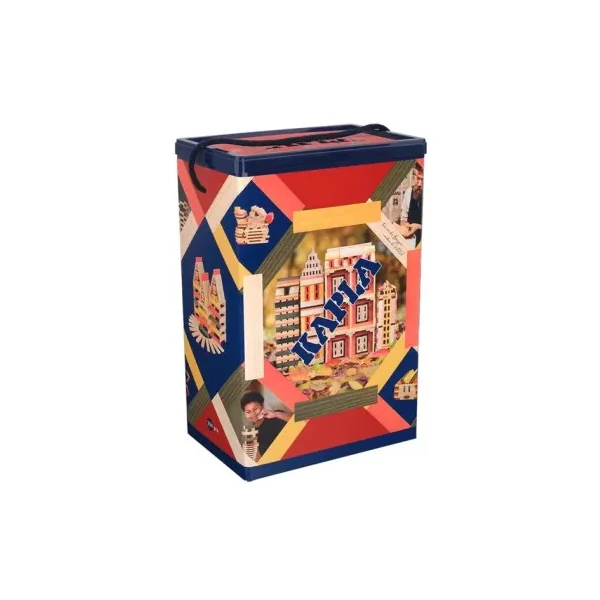 KAPLA Coffret Automne - 200 Planchettes en Bois Colorées 3-99 ans