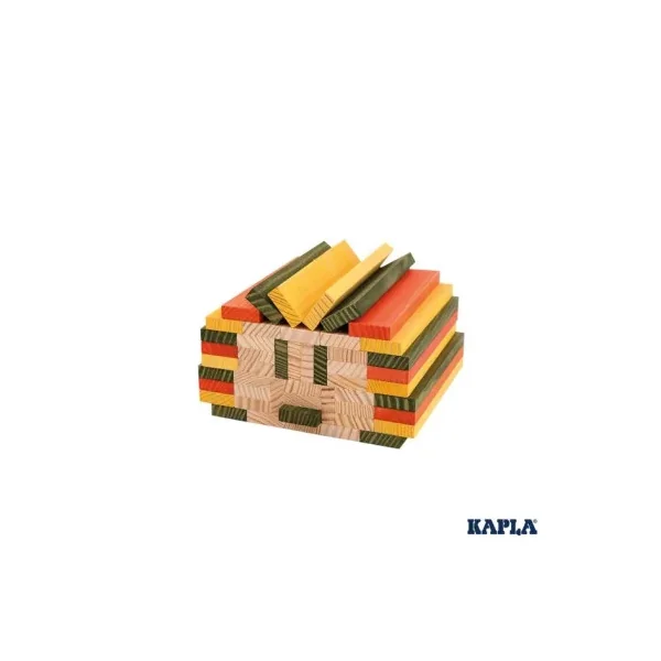 KAPLA Coffret Automne - 200 Planchettes en Bois Colorées 3-99 ans