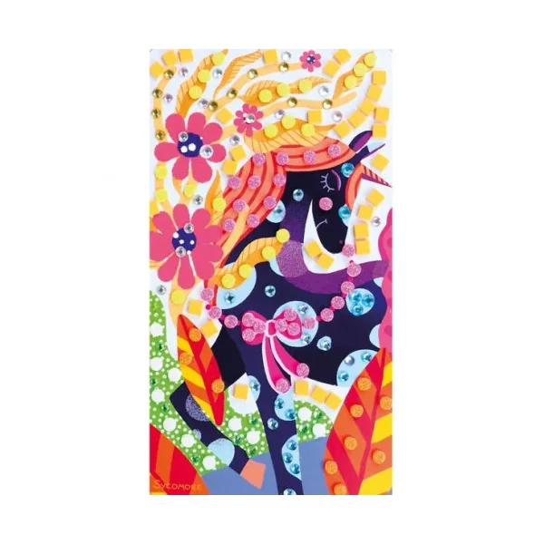 Kit 3 Mosaïques Licornes Sycomore | Loisirs Créatifs dès 5 ans