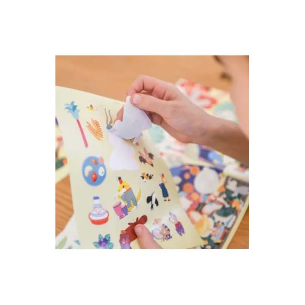 Kit Poppik Autour du monde | Gommettes et Cartes | dès 4 ans