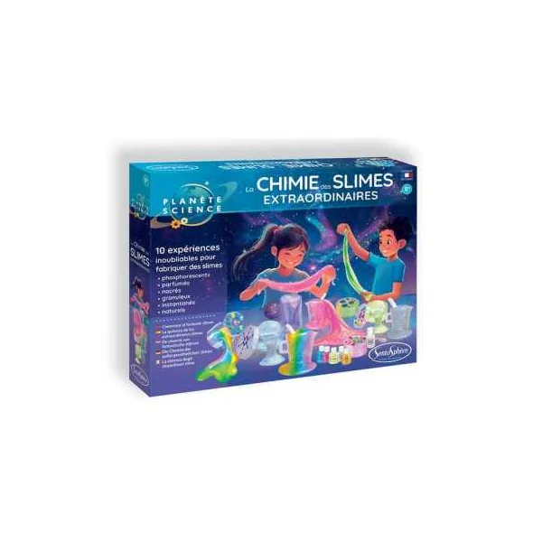 La Chimie des Slimes Extraordinaires Sentosphère dès 8 ans : Kit DIY