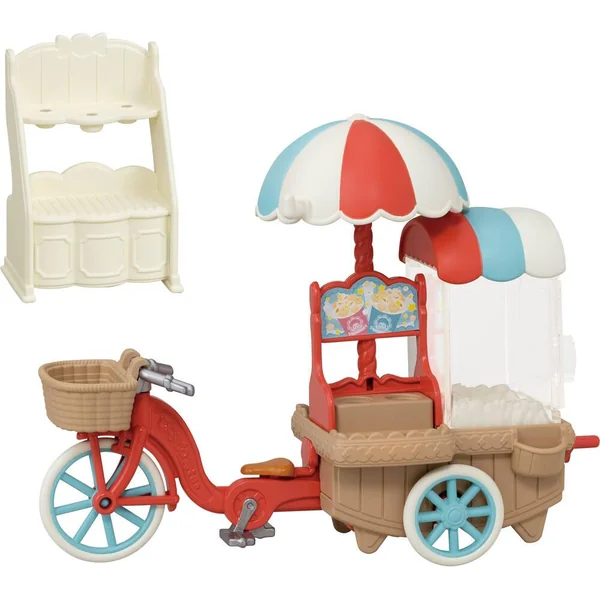 LA MAMAN MOUTON ET SON STAND DE POPCORN - SYLVANIAN SET BOUTIQUES