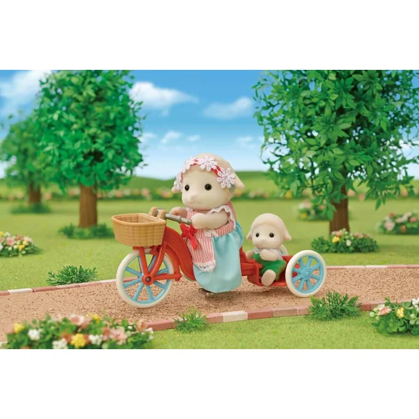 LA MAMAN MOUTON ET SON STAND DE POPCORN - SYLVANIAN SET BOUTIQUES