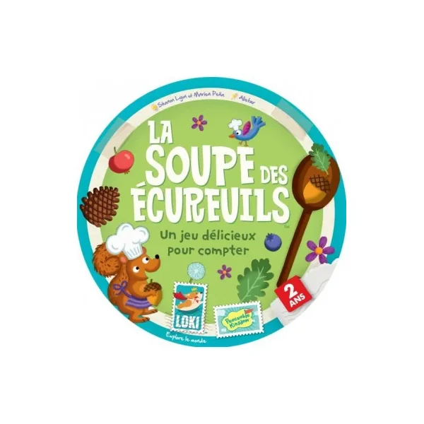 La soupe des écureuils - Loki - Jeu de société enfant 2 ans