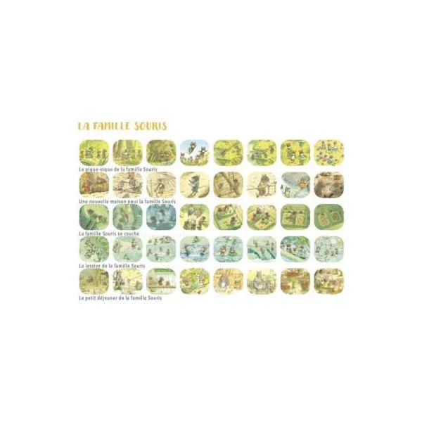 Lampe à histoires livre La famille Souris Ecole des loisirs - Moulin Roty