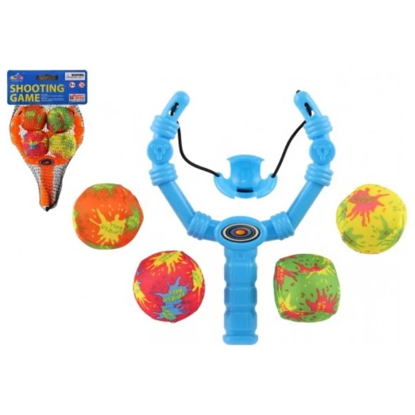 Lance-pierres avec bombes à eau 4pcs plastique 4 couleurs