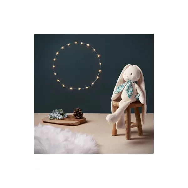 Lapin Lapinoo Crême Kaloo 25 cm | Doudou aux Grandes Oreilles