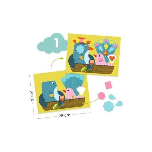 Le chat et ses amis 6 activités créatives - Djeco - Loisirs créatifs