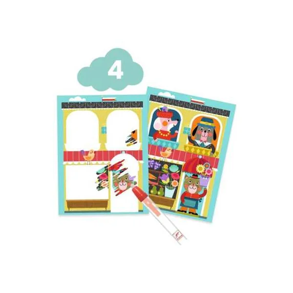 Le chat et ses amis 6 activités créatives - Djeco - Loisirs créatifs