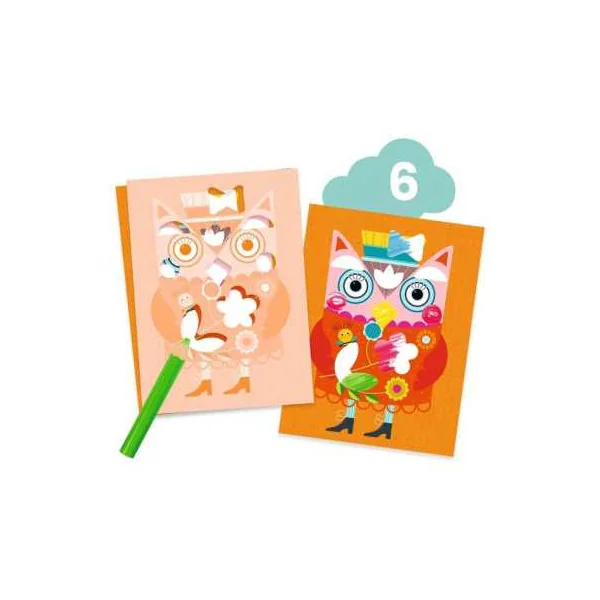 Le chat et ses amis 6 activités créatives - Djeco - Loisirs créatifs