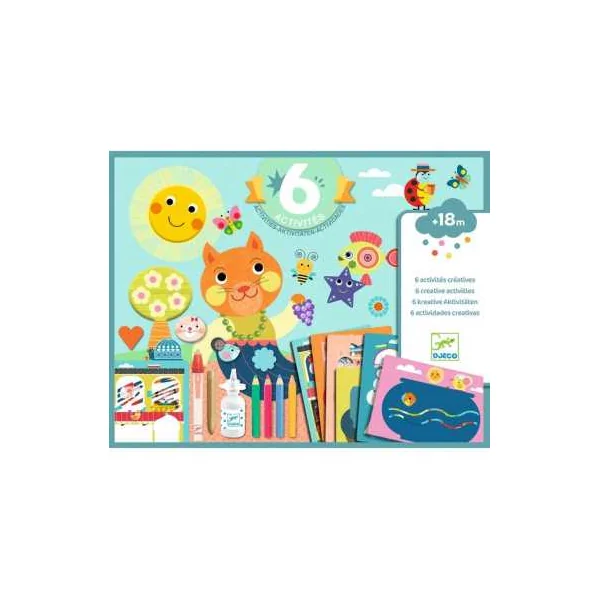 Le chat et ses amis 6 activités créatives - Djeco - Loisirs créatifs