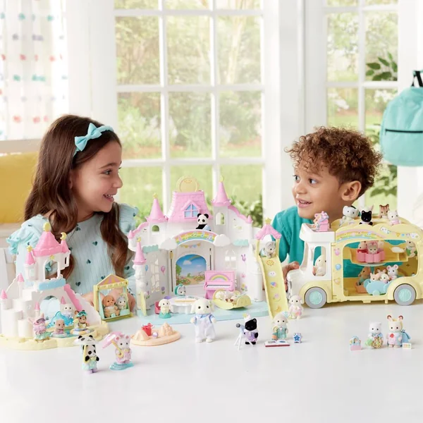 LE DUO DES BEBES EN HABITS DE PLUIE - SYLVANIAN TOUS POUR BEBES