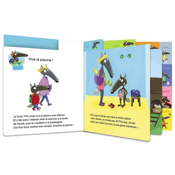 LE LOUP - MES 7 HISTOIRES DE LA SEMAINE AVEC P'TIT LOUP