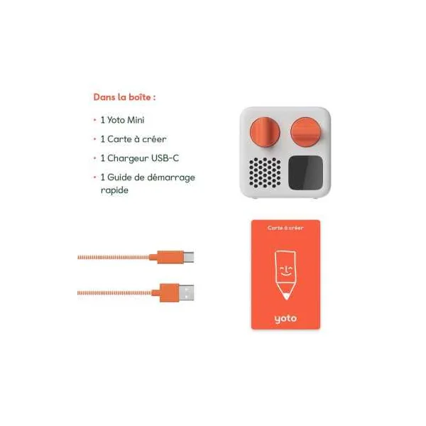 Lecteur Yoto Mini - La Conteuse Nomade dès 3 ans | La Poule à Pois