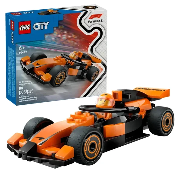 Lego - City - F1 Driver with McLaren Race Car - Construction Set Toys