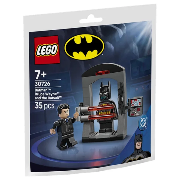 LEGO - DC Comics - Batman Bruce Wayne and The Batsuit - Construction Set Toys - 30726