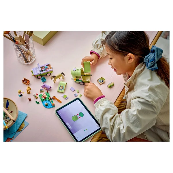 LEGO - Friends - Horse & Baby Foal Trailer - Construction Set Toys - 42695