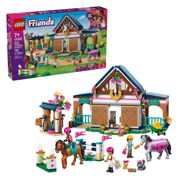 LEGO - Friends - Horse Stable and Riding Academy - Construction Set Toys - 42688