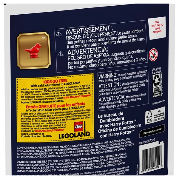 LEGO - Harry Potter - Dumbledore's Office with Harry Potter - Construction Set Toys - 30724