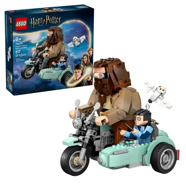Lego - Harry Potter - Hagrid & Harry's Motorcycle Ride - Construction Set Toys