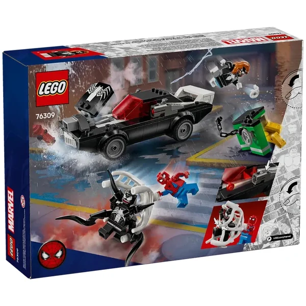 Lego - Marvel Super Heroes - Spider-Man vs. Venom Muscle Car - Construction Set Toys