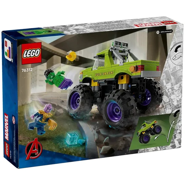 Lego - Marvel Super Heroes - The Hulk Truck vs. Thanos - Construction Set Toys