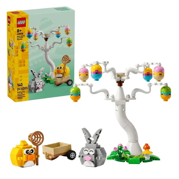LEGO - Seasons - Easter Bunny and Chick Egg Hunt - Construction Set Toys - 40808