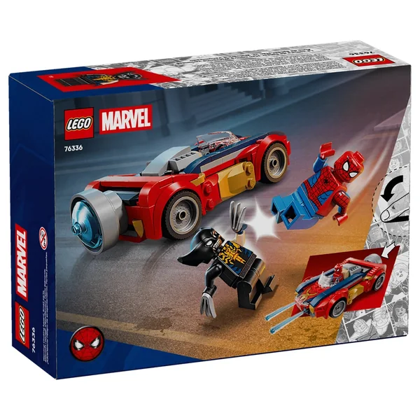 LEGO - Super Heroes - Spider-Man Car vs. Venomized Wolverine - Construction Set Toys - 76336