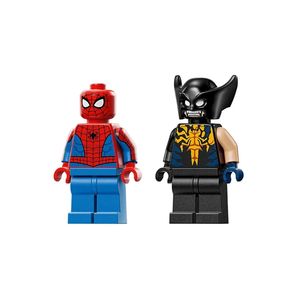 LEGO - Super Heroes - Spider-Man Car vs. Venomized Wolverine - Construction Set Toys - 76336
