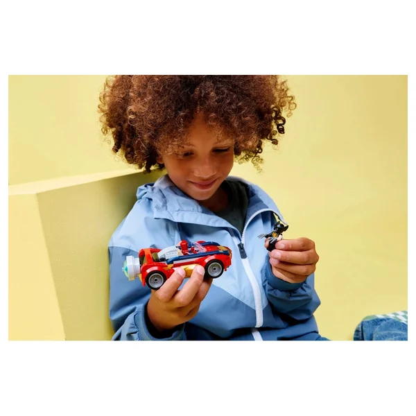 LEGO - Super Heroes - Spider-Man Car vs. Venomized Wolverine - Construction Set Toys - 76336