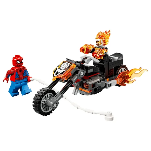 LEGO - Super Heroes - Spider-Man vs. Ghost Rider Motorcycle - Construction Set Toys - 76335