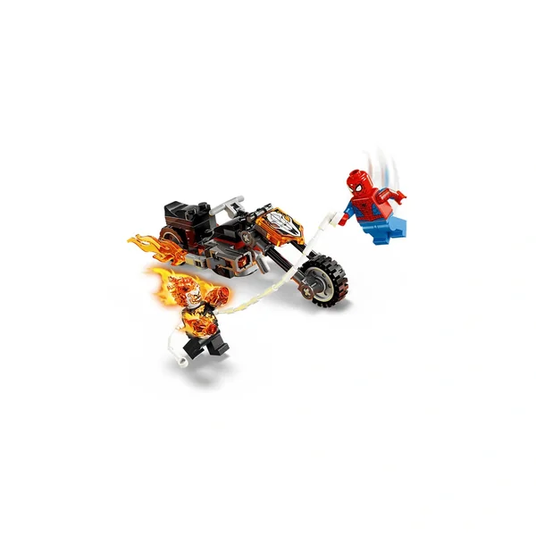 LEGO - Super Heroes - Spider-Man vs. Ghost Rider Motorcycle - Construction Set Toys - 76335