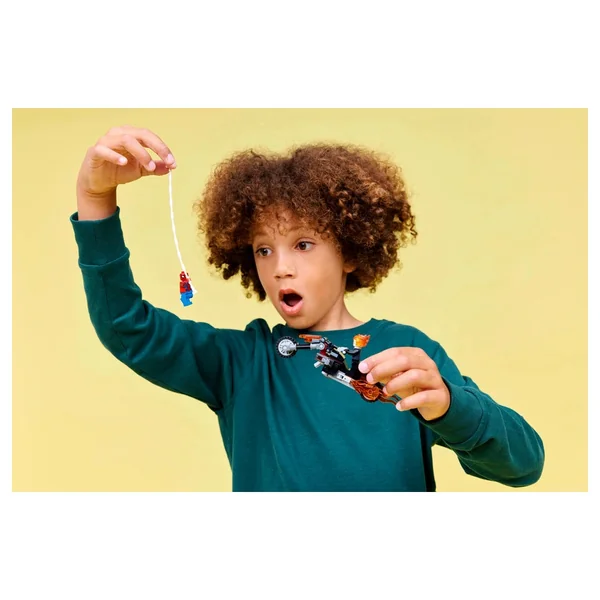 LEGO - Super Heroes - Spider-Man vs. Ghost Rider Motorcycle - Construction Set Toys - 76335